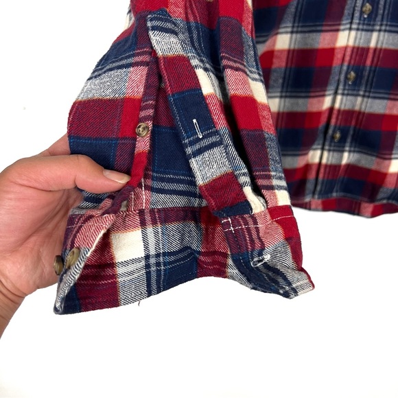 Merona Mens Button Down Front Flannel Sz XXL 100% Cotton - Picture 4 of 8